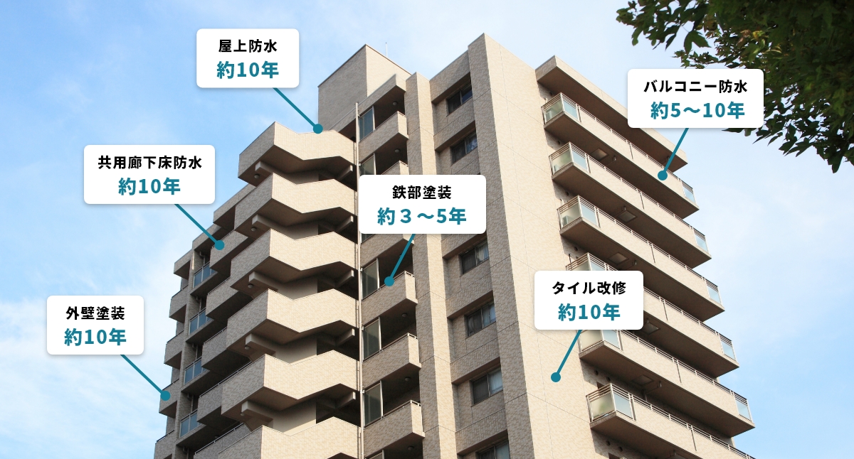 建物の劣化時期